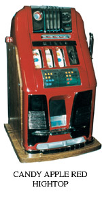 red hightop slot machine